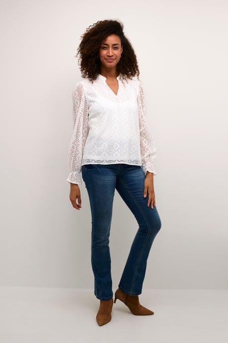 Blouse with long sleeve Regular fit - Image 1