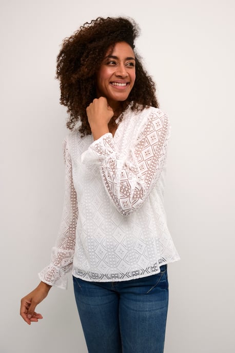 Blouse with long sleeve Regular fit - Image 2