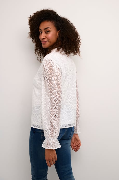 Blouse with long sleeve Regular fit - Image 3