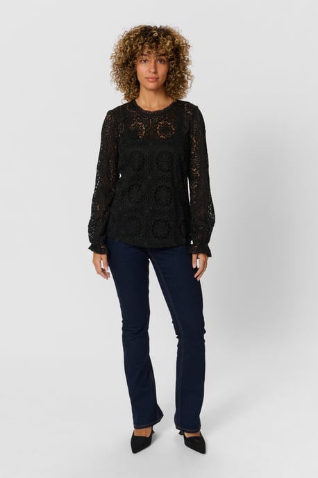 Blouse with long sleeve Regular fit - Image 2