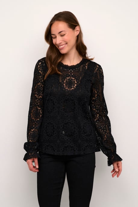 Blouse with long sleeve Regular fit - Image 4