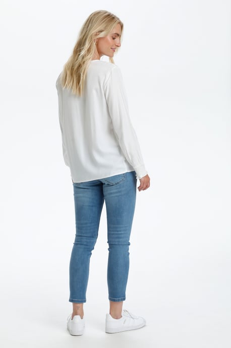 Blouse with long sleeve Straight fit - Image 5