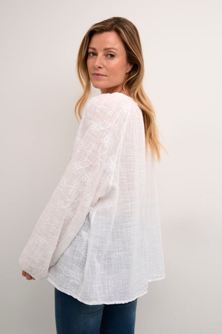 Blouse with long sleeve Regular fit - Image 3
