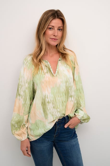 Blouse with long sleeve Regular fit - Image 2