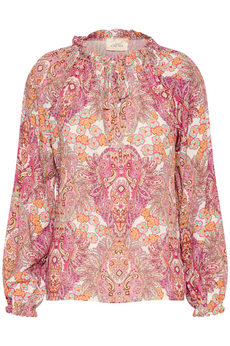 Blouse met lange mouwen Regular fit pink - Image 4