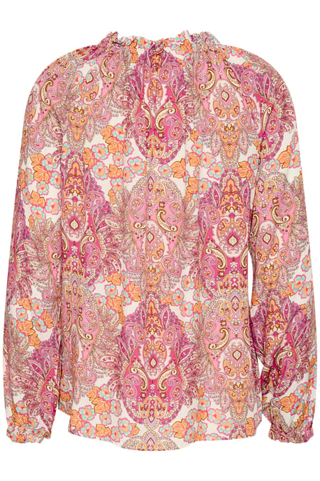 Blouse met lange mouwen Regular fit pink - Image 5