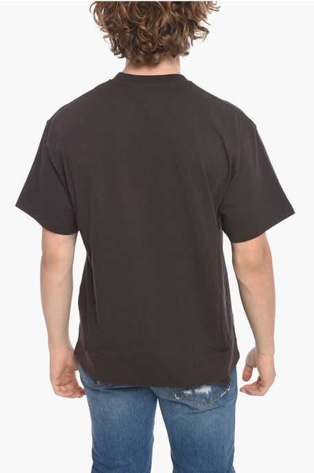 Crew Neck WAIST POCKET Cotton T-Shirt - Image 2