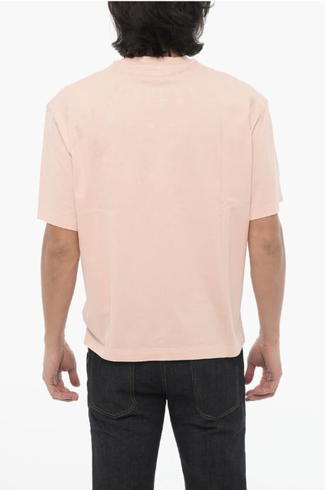 Slim fit FAIRISLE THUNDERBOLT Rundringad T-shirt med Topp i Rosa - Image 2