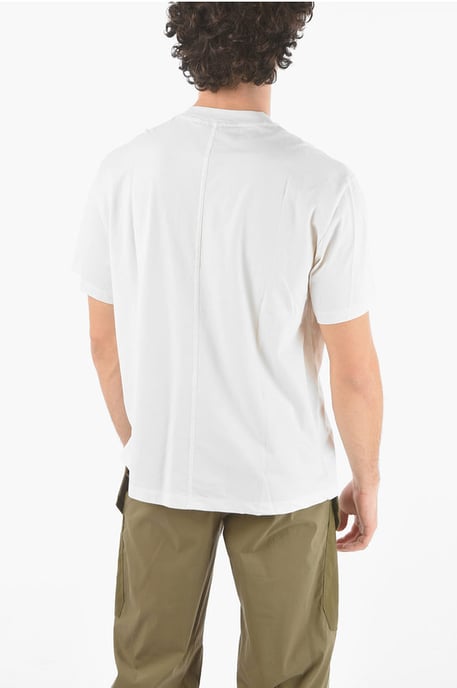 JAMES HARDEN x NEIL BARRETT – Beige t-shirt med rund hals och tryckt logotyp - Image 2