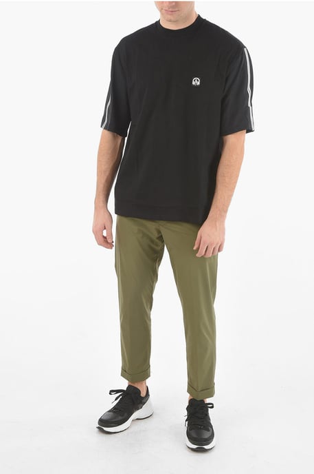 Kontrasterande Band MUSIC BOLT VARSITY T-shirt i svart - Image 4