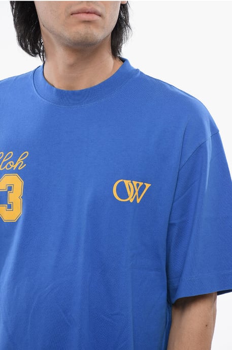 Skate-Fit 23 Printed T-shirt in Blue - Image 3