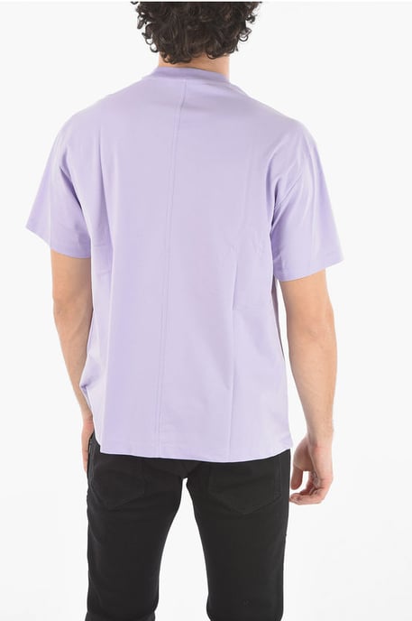 JAMES HARDEN x NEIL BARRETT T-shirt met ronde hals en bedrukt logo in violet - Image 2