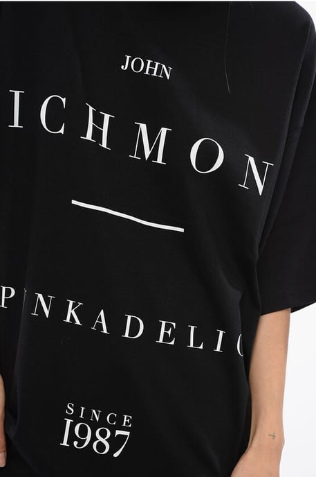Över PELAC T-shirt med kontrasterande tryck i svart - Image 3