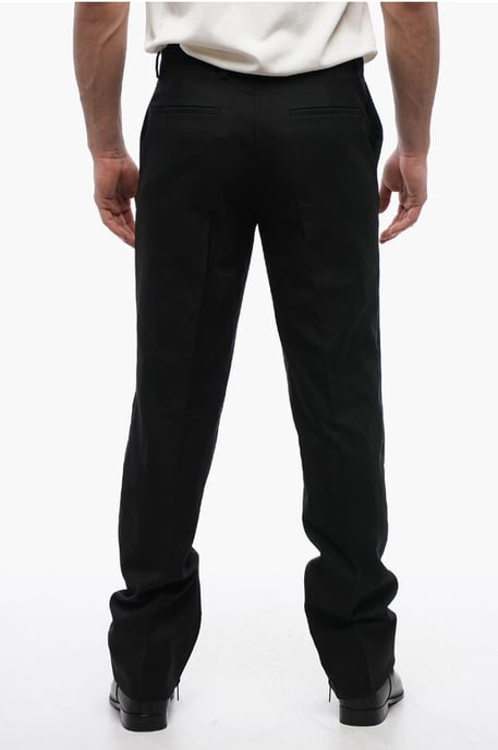 Slim-fit TECH DRILL Pants With Bottom Zip in Black - Image 2