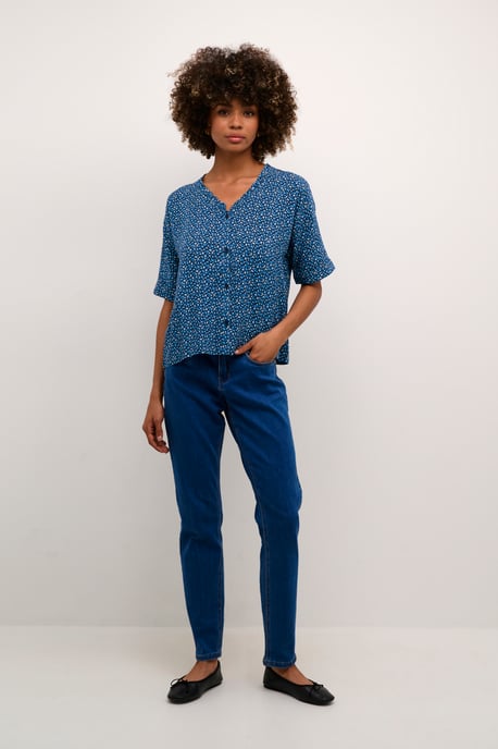 Short sleeved shirt Boxy fit - Image 1