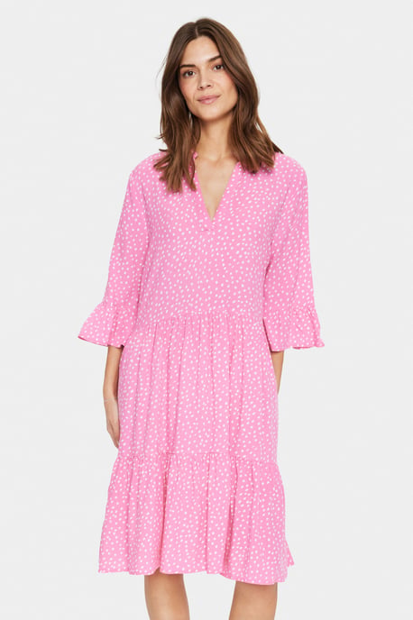 Jurk Casual fit pink white - Image 4