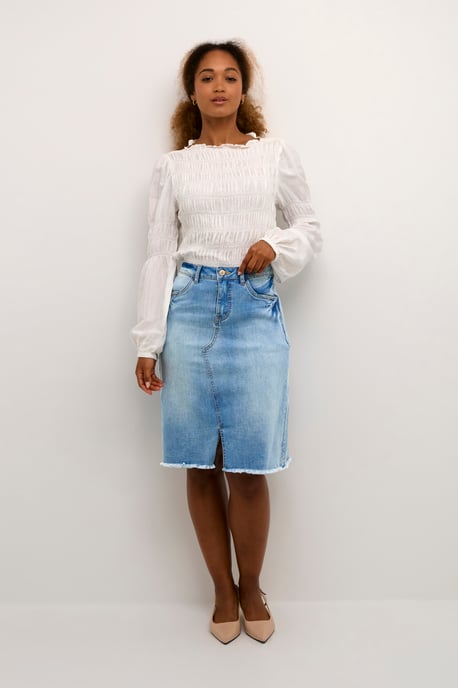 Denim skirt A-shape - Image 2