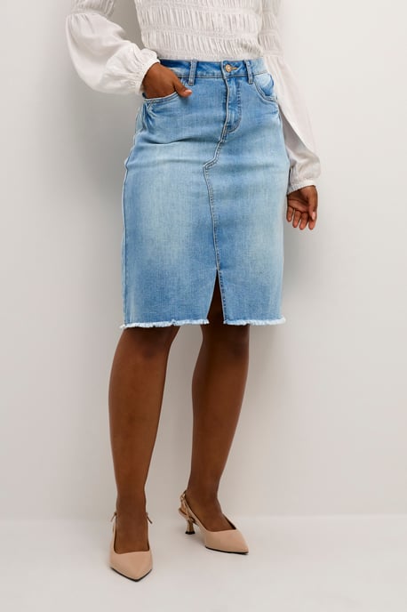 Denim skirt A-shape - Image 3