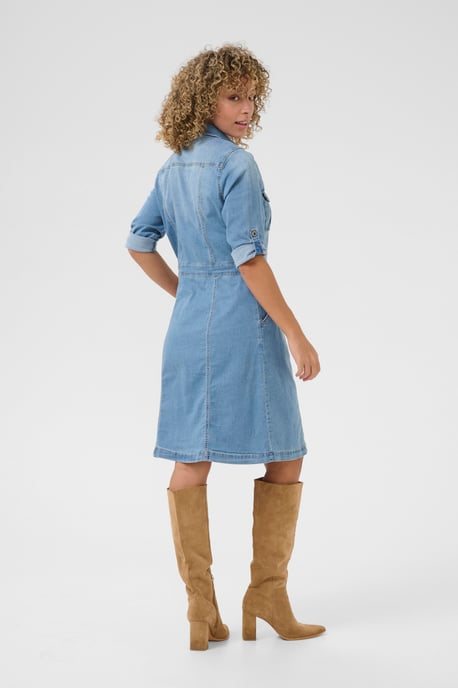 Denim dress Feminine Silhouette - Image 2