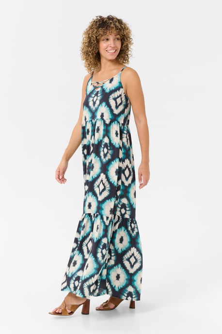 Jurk A-shape blue multi - Image 2