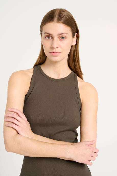 Jurk Slim fit khaki - Image 4