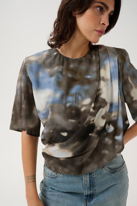 Blouse with short sleeve Regular fit - Image 4