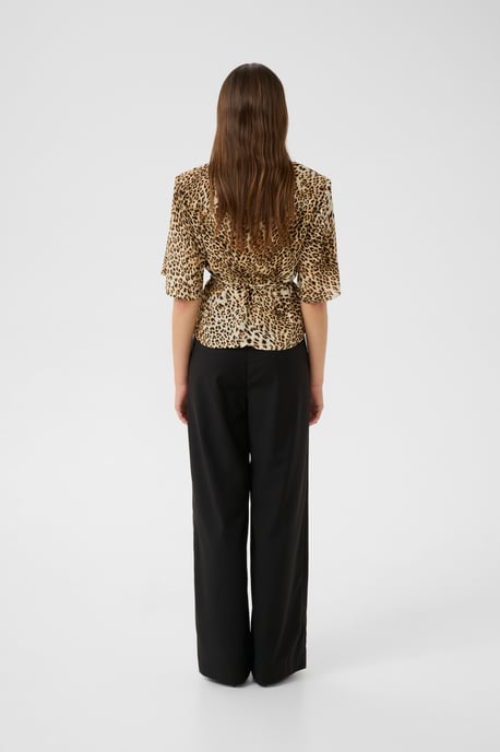 Blouse with short sleeve Loose fit - Image 3