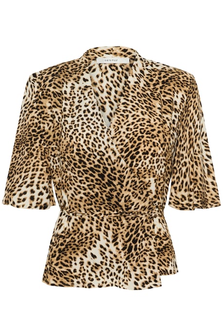 Blouse with short sleeve Loose fit - Image 5