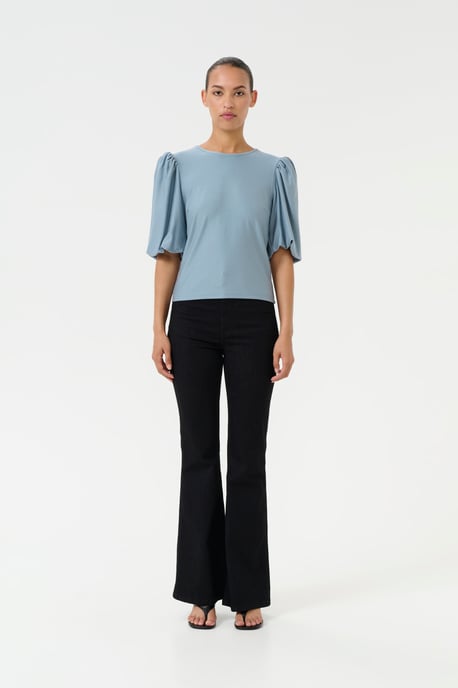 Blouse with short sleeve Slim fit - Image 1