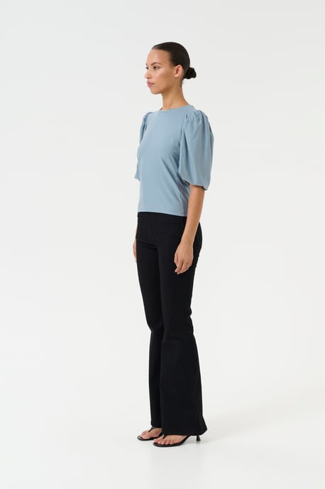 Blouse with short sleeve Slim fit - Image 2