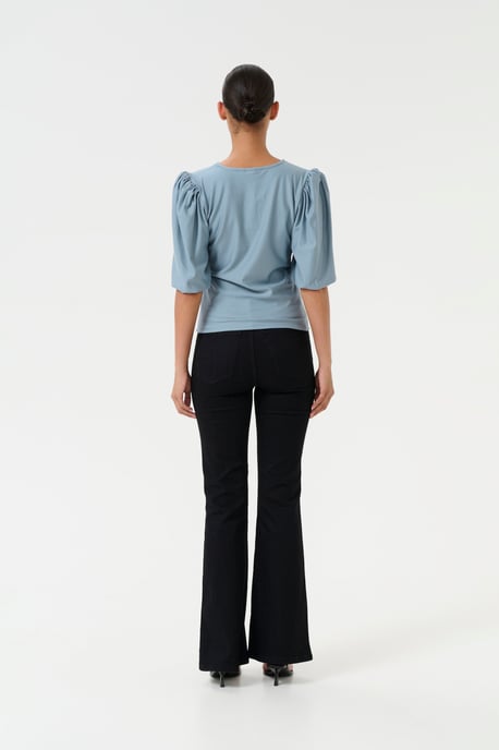 Blouse with short sleeve Slim fit - Image 3