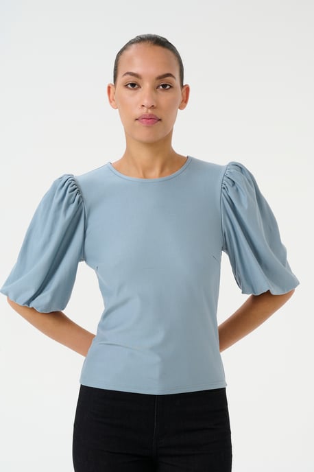 Blouse with short sleeve Slim fit - Image 4