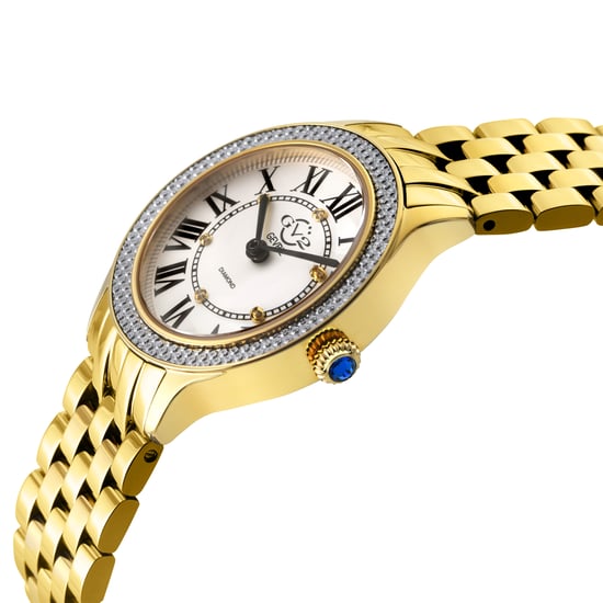 Milan Round Swiss Quartz Diamond Dial Bracelet Watch, 32 mm - Image 3
