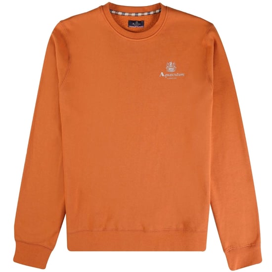 Aquascutum Active Small Logo Oranje Sweatshirt - Image 1
