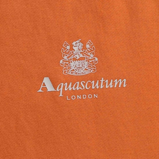 Aquascutum Active Small Logo Oranje Sweatshirt - Image 3