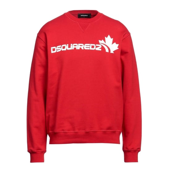 Dsquared2 Bold Maple Leaf Logo Rode Sweatshirt - Image 1