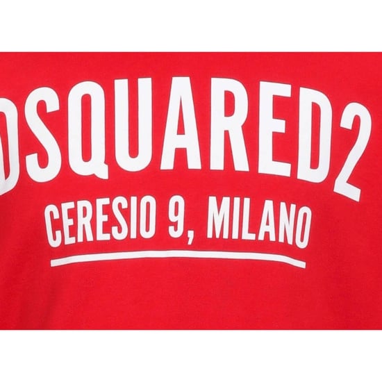 Dsquared2 Ceresio Logo Crewneck Rode Sweatshirt - Image 4