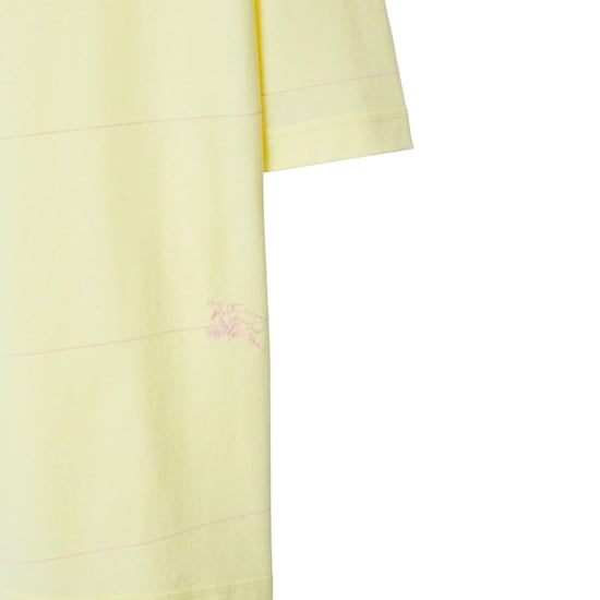 Burberry gestreept Sherbet geel T-shirt - Image 3