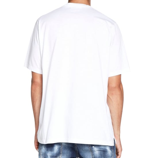 Dsquared2 Maple Leaf op de voorkant wit T-shirt - Image 2