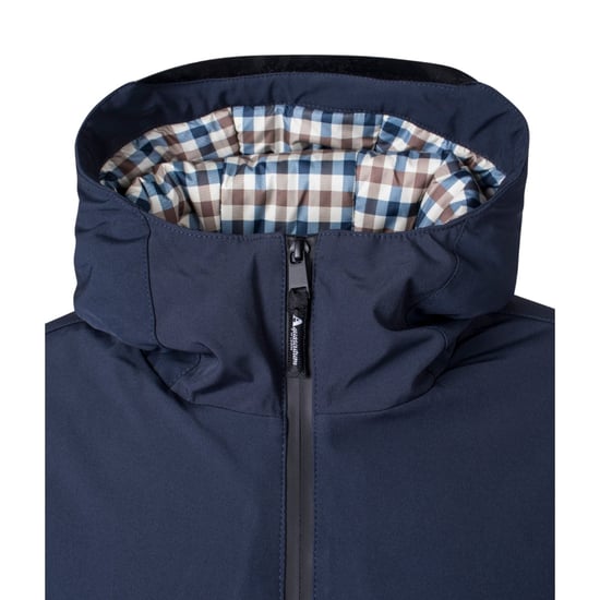 Aquascutum Active Enfärgad Marinblå Jacka med Huva - Image 3
