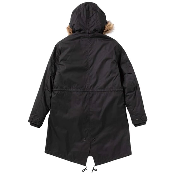 Fred Perry 2-i-1-parkasjacka med dragkedja och foder, svart - Image 2