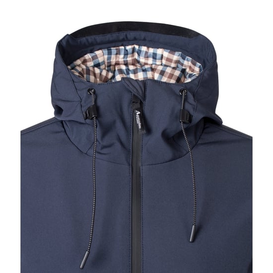 Aquascutum Active Marinblå Shell Mid Parka Jacka - Image 3