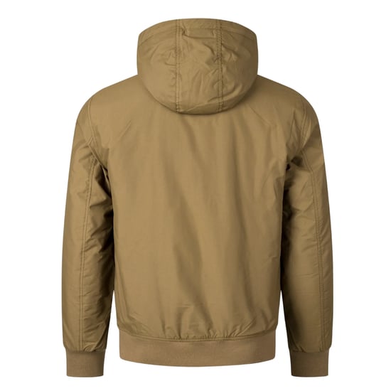 Fred Perry Shaded Stone Brown gewatteerde Brentham-jas met capuchon - Image 2