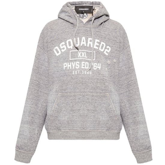 Dsquared2 Phys Ed Design Grå Marl Hoodie - Image 1