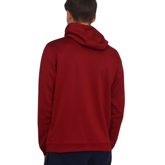 Nike Taped Sleeves Red Hoodie - Image 2