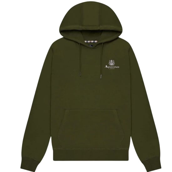 Aquascutum Active Big Logo Groene Hoodie - Image 1