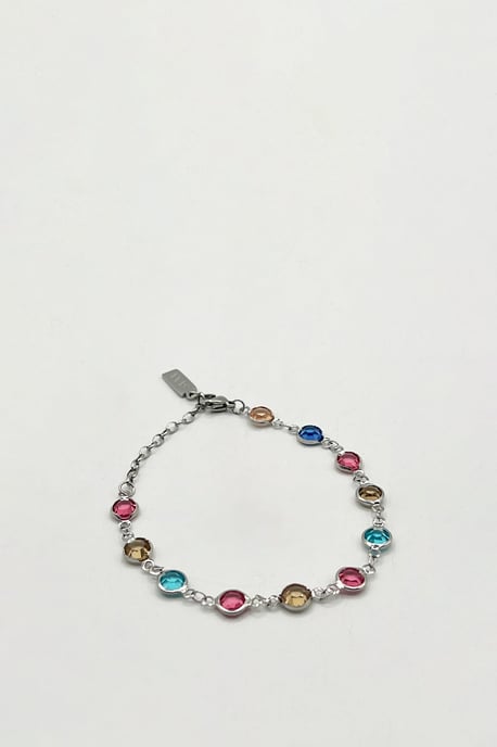 Round Multicolour Crystal Bracelet - Image 5