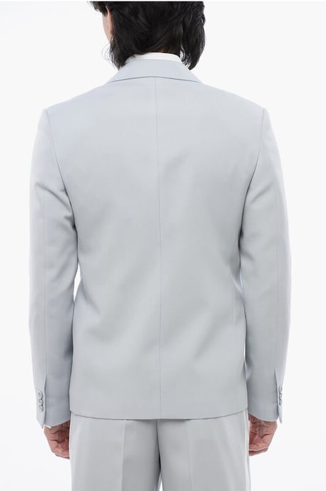 Relax Fit Blazer With Flap Pockets in Light blue - Image 2