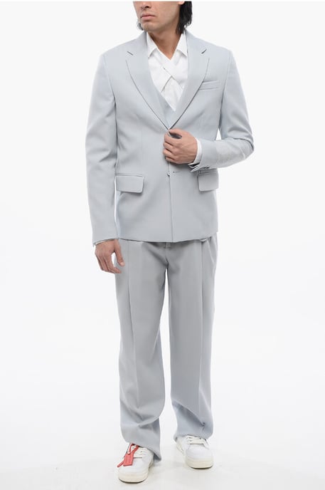 Relax Fit Blazer With Flap Pockets in Light blue - Image 4