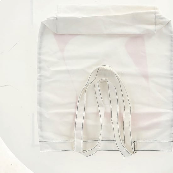 Étoile Isabel Marant Printed Tote in White Canvas - Image 4